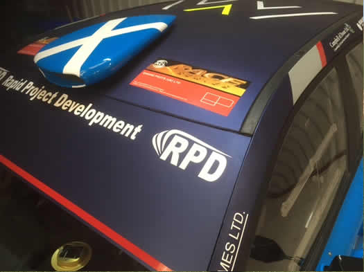 Hyundai i20 rally car