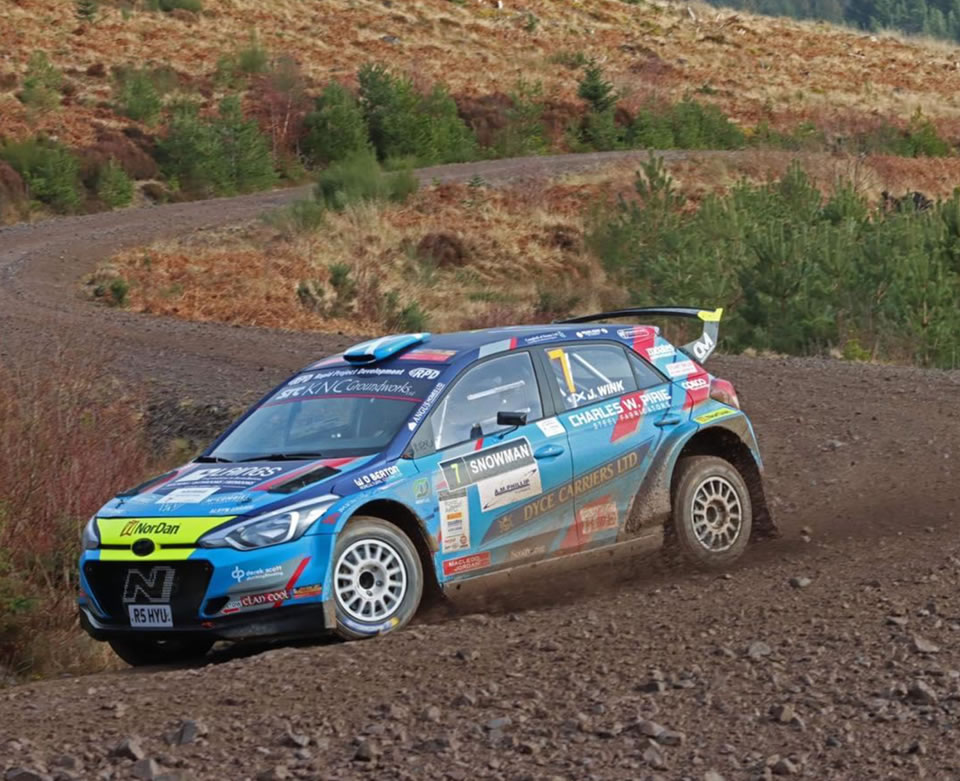 i20 snowman rally car